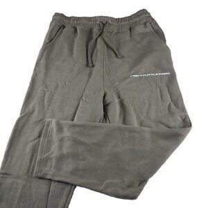 PrettyLittleThing Straight Leg Joggers Sweatpants Women's Medium Khaki Green